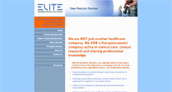 Desktop Screenshot of eliterehabsolutions.com